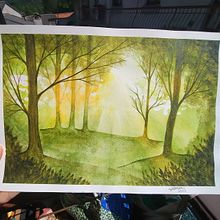 Il mio progetto del corso: Paesaggi incantevoli ad acquerello: dipingi con la luce. Un projet de Peinture , et Aquarelle de Valentina Zangi - 08.04.2024