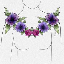 My project for course: Botanical Tattoo Design with Procreate. Traditional illustration, Digital Illustration, Tattoo Design, and Botanical Illustration project by Nadiia Fedorets - 07.24.2024