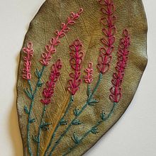 My project for course: Extraordinary Embroidery: Explore Alternative Organic Materials. Embroider, and Textile Design project by tracyreeb - 07.25.2024