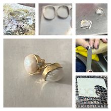 Mi proyecto del curso: Introducción a la joyería con engaste de piedras. Jewelr, and Design project by Nathaly Campos - 07.25.2024