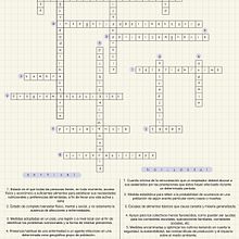 Crucigrama de seguridad alimentaria . Education project by Romina Cruz - 07.25.2024