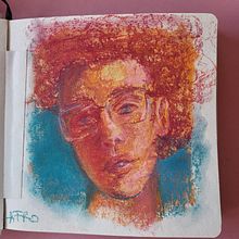 My project for course: Expressive Portrait Drawing with Soft Pastels. Traditional illustration, Fine Arts, Drawing, Portrait Drawing, and Artistic Drawing project by amalerix - 07.24.2024