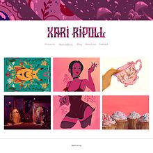 Diseño de Página Web en Html. Un progetto di Illustrazione digitale, Illustrazione tradizionale, Web design e Graphic design di Zharik Barrios Ripoll - 27.07.2024