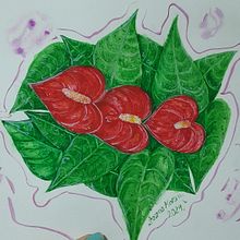 Meu projeto do curso: Aquarela botânica: ilustre a anatomia das flores. Projekt z dziedziny Trad, c, jna ilustracja,  Sztuki piękne,  Malarstwo,  R, sunek, Malowanie akwarelą, R i sunek botaniczn użytkownika karenmb2361 - 27.07.2024