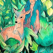 Mon projet du cours : Bestiaire botanique : aquarelle, encre et graphite. Traditional illustration, Fine Arts, Painting, Drawing, Watercolor Painting, Botanical Illustration, Ink Illustration, and Naturalistic Illustration project by Amandine - 07.27.2024