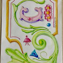 Meu projeto do curso: Filetagem portenha: ilustração e ornamentação de cartazes. Un proyecto de Lettering, Diseño de carteles, H y lettering de Cecília Araújo - 27.07.2024