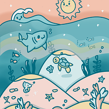 My project for course: Designing Kawaii Worlds: Spread Joy Through Illustration Ein Projekt aus dem Bereich Design von Figuren, Digitale Illustration und Manga von eileen_221989 - 26.07.2024
