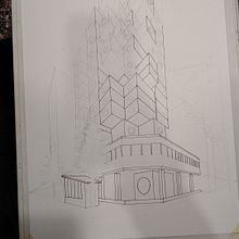 Mi proyecto del curso: Ilustración urbana con técnicas de entintado. Sketching, Drawing, Architectural Illustration, Sketchbook & Ink Illustration project by Fernando Cadena - 07.28.2024