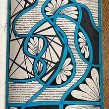 Doodling- Blue lines. Un progetto di Collage e Disegno di Silvia - 29.07.2024