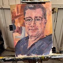 My project for course: Artistic Oil Portraiture on Paper. Un projet de Beaux Arts, Peinture , et Peinture à l'huile de Mary Steenburgh - 26.07.2024