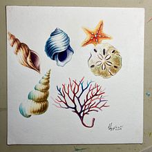 My project for course: Illustrating Nature with Watercolor and Pen. Un proyecto de Ilustración tradicional, Bellas Artes, Pintura, Dibujo, Pintura a la acuarela e Ilustración botánica de Tommy Nolan II - 15.07.2024