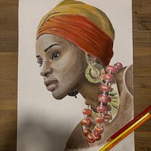 Mi proyecto del curso: Retrato realista al pastel tiza. Projekt z dziedziny Trad, c, jna ilustracja,  Sztuki piękne,  R, sunek, Portret, R, sunek realist, czn i  Malarstwo użytkownika silviagrobasamor - 29.07.2024