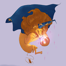 A Lion: My project for the course "Digital Painting for Characters: Color and Light". Traditional illustration, Character Design, Digital Illustration, and Digital Painting project by carrot_cat - 07.30.2024