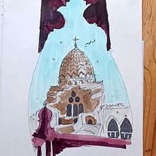 My project for course: Expressive Architectural Sketching with Colored Markers. Sketching, Drawing, Architectural Illustration, Sketchbook & Ink Illustration project by Mostafa Ahmed - 07.30.2024