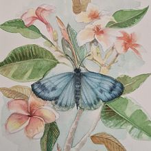Meu projeto do curso: Aquarela realista para composições botânicas . Un proyecto de Ilustración tradicional, Pintura, Dibujo, Pintura a la acuarela e Ilustración botánica de Andrea Tostes - 31.07.2024
