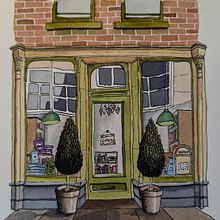 My project for course: Watercolor Urban Illustration: Portray your City. Un progetto di Pittura, Disegno, Pittura ad acquerello e Illustrazione architettonica di shannonliedtke - 31.07.2024