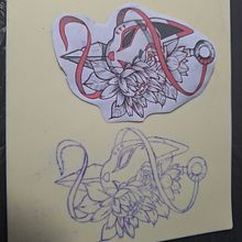 Mi proyecto del curso: Técnicas de tatuaje blackwork con línea fina. Tattoo Design project by Aizen Duran - 07.31.2024