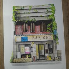 Mi proyecto del curso: Ilustración de escenas con acuarela y pluma estilográfica. Un progetto di Pittura, Bozzetti, Pittura ad acquerello, Illustrazione architettonica e Illustrazione con inchiostro di Carlos Adrián De La Paz Almaraz - 01.08.2024