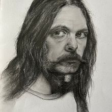 My project for course: Realistic Portrait with Graphite Pencil. Traditional illustration, Fine Arts, Sketching, Pencil Drawing, Drawing, Portrait Drawing, Realistic Drawing, Artistic Drawing, and Figure Drawing project by Pauline McKee - 08.01.2024