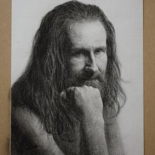 My project for course: Realistic Portrait with Graphite Pencil. Traditional illustration, Fine Arts, Sketching, Pencil Drawing, Drawing, Portrait Drawing, Realistic Drawing, Artistic Drawing, and Figure Drawing project by Ganna Brezhnieva - 07.31.2024