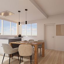 Cocina con peninsula . Interior Design project by Liliana Jura Trastau - 08.01.2024