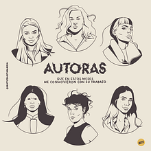 AUTORAS QUE ME CONMOVIERON. Un proyecto de Ilustración tradicional, Diseño editorial, Tipografía, Escritura, Ilustración vectorial, Ilustración digital, Dibujo de Retrato, Dibujo artístico, Instagram, Lettering digital y Diseño digital de Matu Santamaria - 01.08.2024