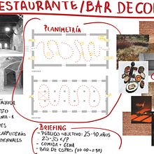 Food and drinks 20 veintiuno. Interior Architecture, Interior Design, Interior Decoration, Retail Design, and Spatial Design project by celiamp10714 - 08.02.2024