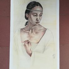 Mi proyecto del curso: Dibujo de retrato clásico: el método del Renacimiento. Fine Arts, Sketching, Drawing, Portrait Drawing, Realistic Drawing, and Artistic Drawing project by Galalaliendres - 08.02.2024