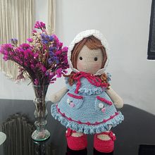 Mi proyecto del curso: Elaboración de muñecas amigurumi románticas. Un progetto di Artigianato, Design di giocattoli, Fiber Art, Uncinetto, Amigurumi e Textile Design di Ana Gonzalez Cuellar - 30.07.2024