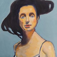 Mi proyecto del curso: Pintura al óleo: explora la creatividad en el retrato. Fine Arts, Painting, Portrait Drawing, and Oil Painting project by Reynaldo Caro Ayala - 08.03.2024