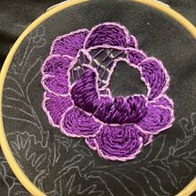Mi proyecto del curso: Técnica de bordado con paso atrás. Embroider, and Textile Design project by Beira Acevedo de Watson - 08.04.2024