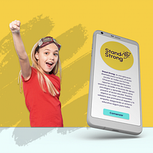 StandStrong App. UX / UI, Cop, writing, Br, ing & Identit project by tuvienes - 08.04.2024