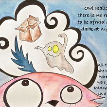 Page from a children's book I wrote and illustrated . Watercolor Painting project by Somer Selway - 08.04.2024