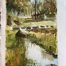  Paisajes naturales en acuarela. Fine Arts, Painting, and Watercolor Painting project by Beatriz Fid - 08.04.2024