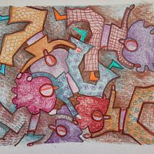 Mi proyecto del curso: Técnicas para la creación de paletas de color: pinta tu universo personal. Traditional illustration, Painting, Drawing, Artistic Drawing, and Color Theor project by Marce - 08.04.2024