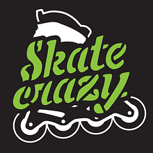 Skate Crazy logo. Traditional illustration, Lettering, Digital Illustration, Digital Lettering, H, and Lettering project by joe - 06.01.2012