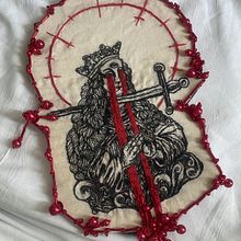 Final Project: Lady of Swords. Embroider, and Textile Design project by elizabeth_mstar - 08.05.2024