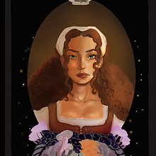 My project for course: Digital Fantasy Portraits with Photoshop. Traditional illustration, Drawing, Digital Illustration, Portrait Drawing, Digital Drawing, and Digital Painting project by Cordelia Crane - 08.05.2024