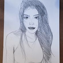 Mi proyecto del curso: Cuaderno de retratos a línea con grafito. Fine Arts, Sketching, Drawing, Portrait Drawing, and Sketchbook project by Nicolas Stockar Rodriguez - 08.05.2024