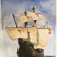 Mi proyecto del curso: Pintura en acuarela de paisajes marinos. Painting, Watercolor Painting, and Naturalistic Illustration project by Nicolas Stockar Rodriguez - 08.05.2024