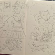 Mi proyecto del curso: Introducción a la ilustración infantil. Traditional illustration, Fine Arts, Painting, Pencil Drawing, Drawing, Watercolor Painting, Children's Illustration, and Narrative project by proyectoderma - 10.13.2024
