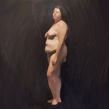 Workshop Long Pose - Long Pose del Workshop. Drawing, Realistic Drawing, Figure Drawing, Painting, and Oil Painting project by Paula Jiménez - 07.26.2024