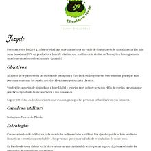 Mi proyecto del curso: Marketing digital desde cero para emprendedores y freelancers. Projekt z dziedziny Marketing, Portale społecznościowe, Marketing cyfrowy, Marketing mobilny, Marketing treści, Marketing na Facebooku, Marketing na Instagramie i Growth Marketing użytkownika Geraldine Londoño - 05.08.2024