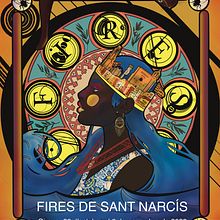 Poster for the Fires de Sant Narcís of Girona . Advertising, Traditional illustration, and Portrait Drawing project by belljo307 - 10.10.2022