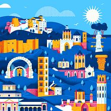 Patrimonieja. Un proyecto de Diseño e Ilustración digital de David Sierra Martínez - 06.08.2024