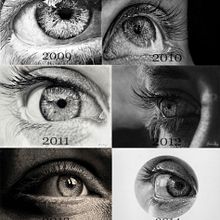 My yearly eye drawings Ein Projekt aus dem Bereich Realistische Zeichnung von Jono Dry - 06.08.2024