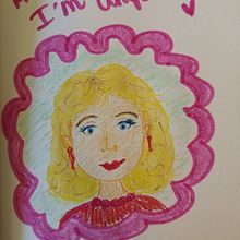 Cursus Visueel dagboek - zelfportret. Traditional illustration project by Angelina - 08.06.2024