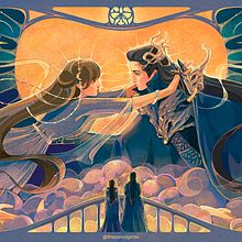 A project from the course: Atmospheric Painting in Procreate: From Concept to Color. Projekt z dziedziny Ilustracja c, frowa, R, sunek c, frow, Ilustracja w i dawnicza użytkownika Daniela Ibáñez - 06.08.2024