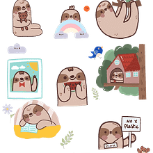 My project for course: Kawaii Illustration: Create Charming Characters. Traditional illustration, Character Design, and Manga project by Meral Mahmoud - 08.06.2024