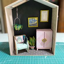 Mi proyecto del curso: Creación de casas en miniatura y mobiliario desde cero. Projekt z dziedziny Craft, Projektowanie zabawek i DIY użytkownika Fer García - 07.08.2024